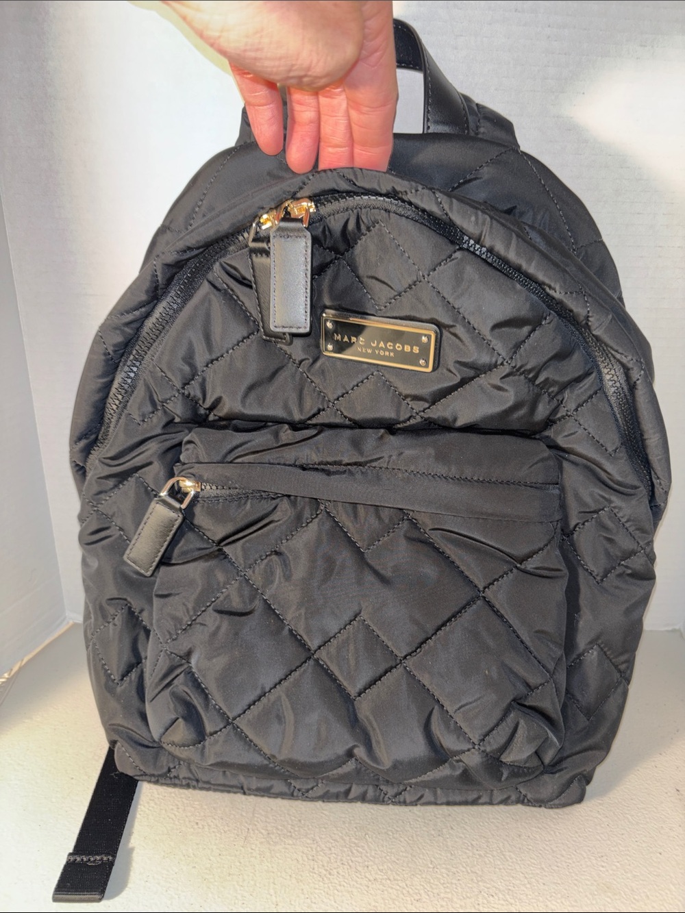 Marc Jacobs New York Quilted Nylon Black Backpack - Picture 8 of 8